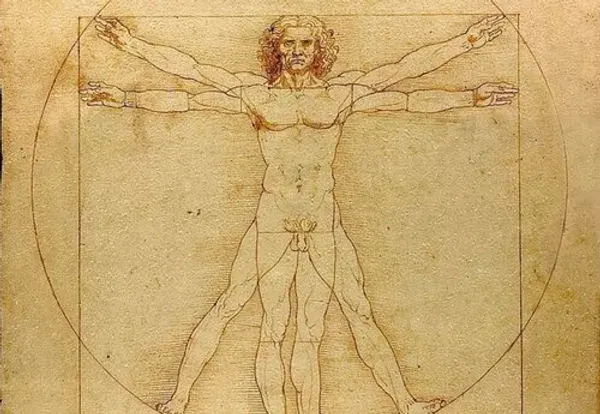 L'Homme de Vitruve de Léonard de Vinci